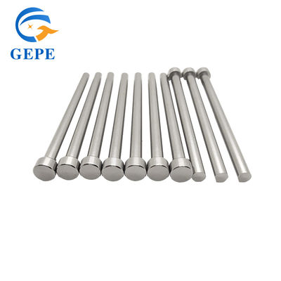 SKD61 Full Hard Flat Ejector Pin, Punch Ejector Pins قوس دعم النتريدة الصبغة